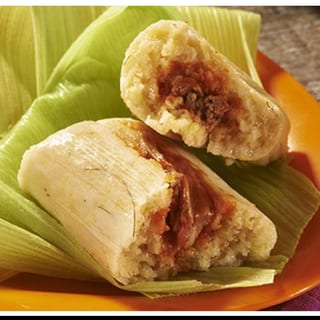 Tamales de Cerdo - Pork Tamales Lunch