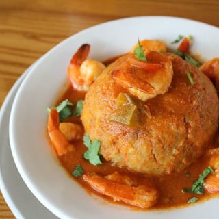 Mofongo con Camarones