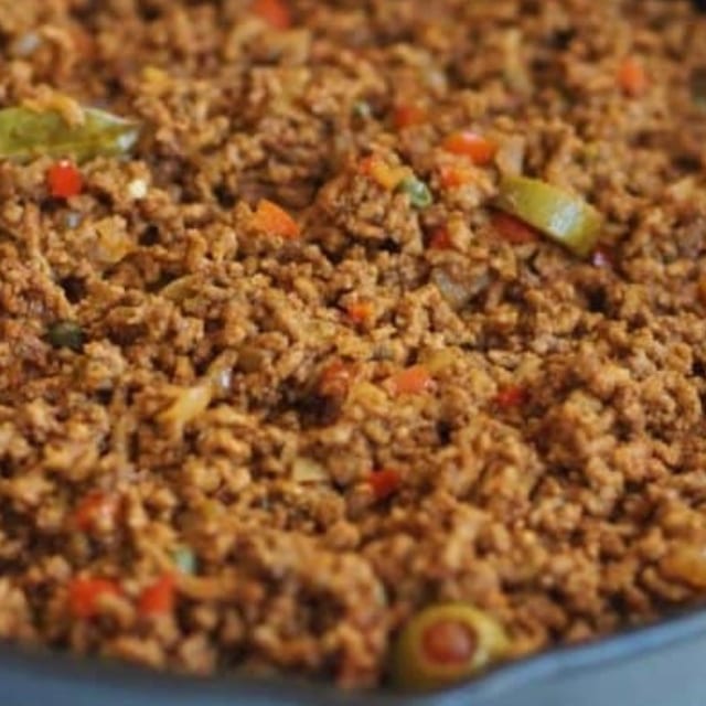 Picadillo, Cuban Ground Beef.