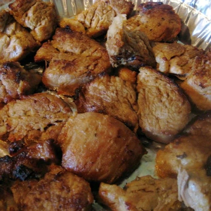 Fried Pork Bites 1/2 Tray.