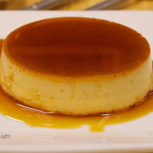 Flan De Vainilla, Vanilla Flan.