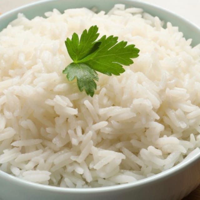 Arroz Blanco, White Rice 1/2 Tray.