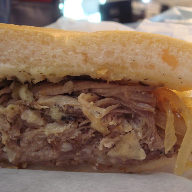 Roast Pork Sandwich / Pan con Lechon.